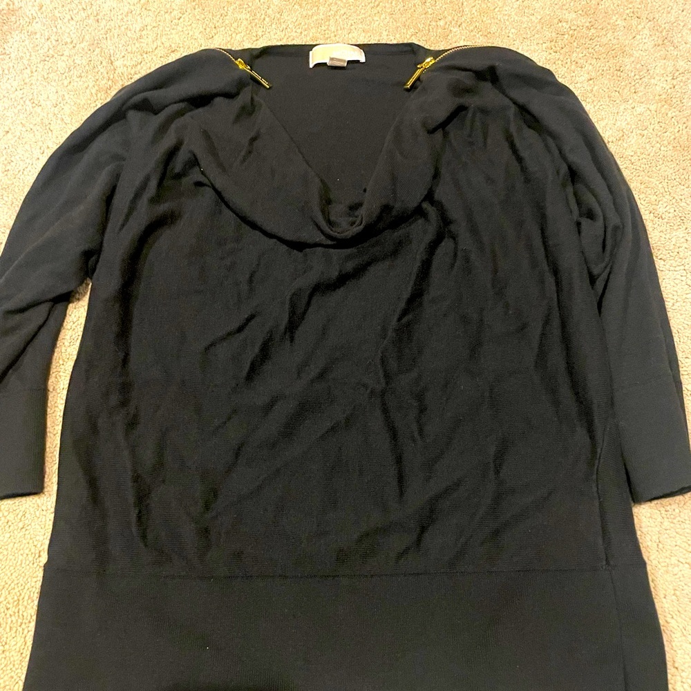 Michael Kors Cowl Neck 3/4 sleeve Sweater size L